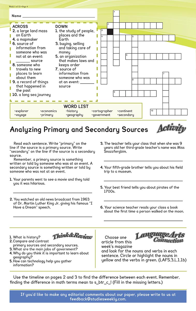 Studies weekly